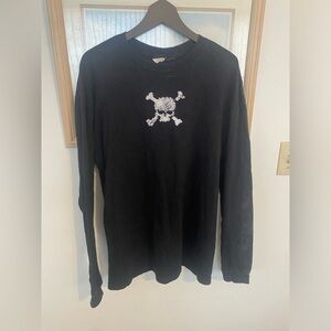 Vintage Oakley Software Crossbones Long Sleeve T Shirt
